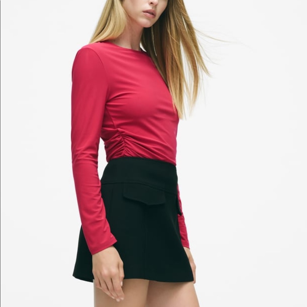 Brown top Zara